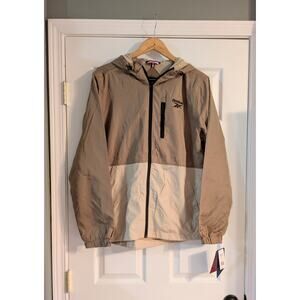 Reebok Jacket Shell Dark Khaki NWT Men's Large